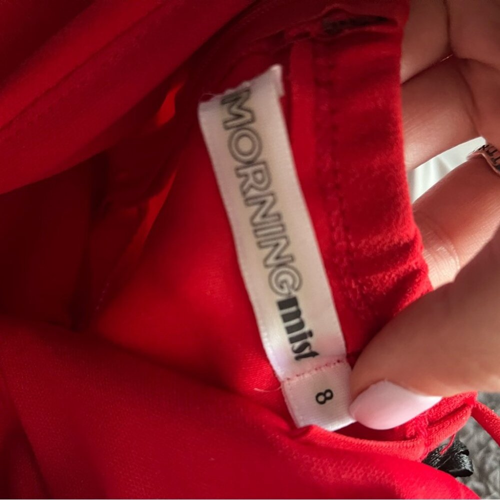 COPY - Midi red dress size 8 only worn once - Picture 2 of 4